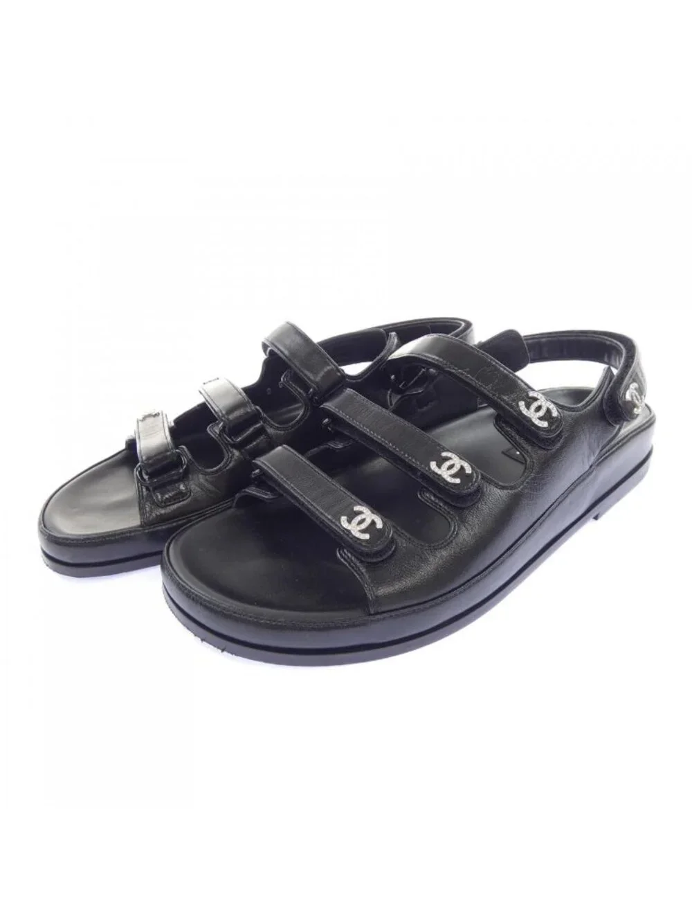 Chanel Sandals Black